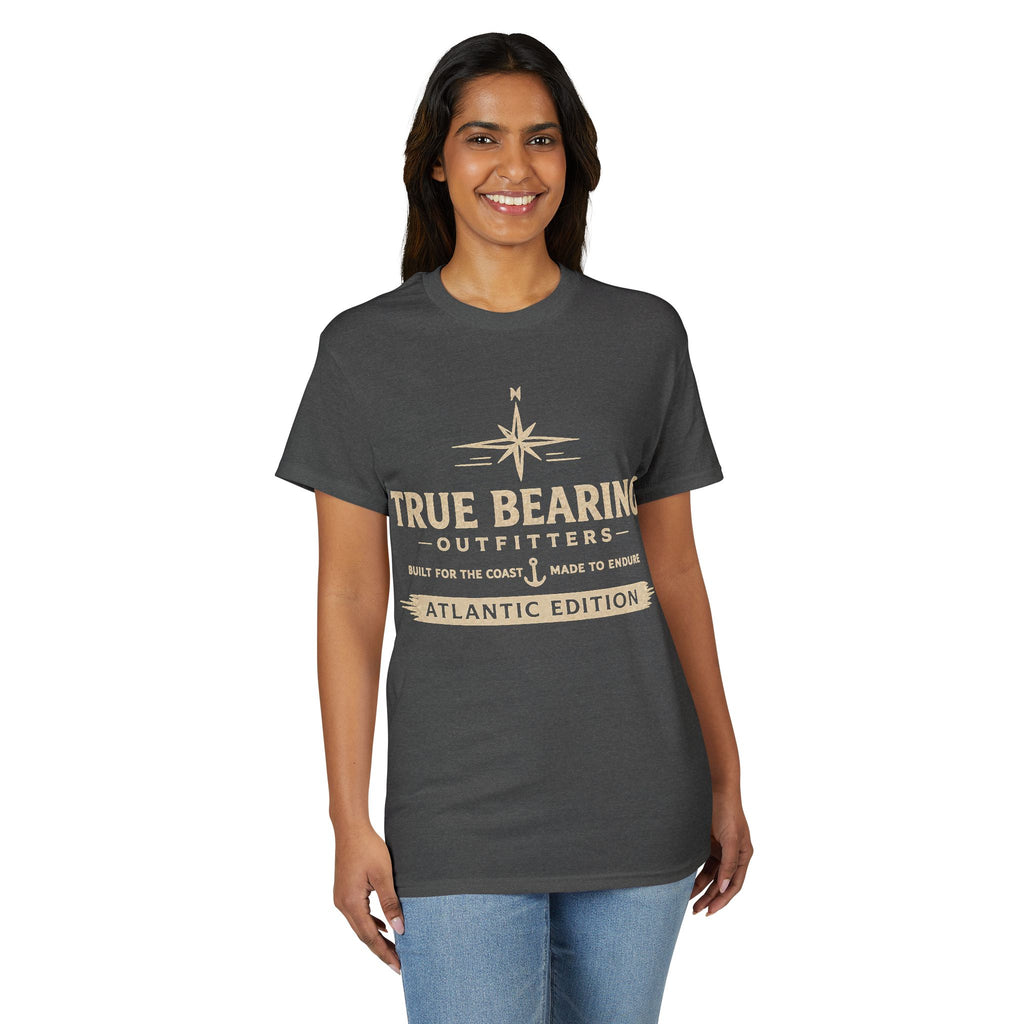 True Bearing Outfitters Compass Logo T-Shirt — Atlantic Edition