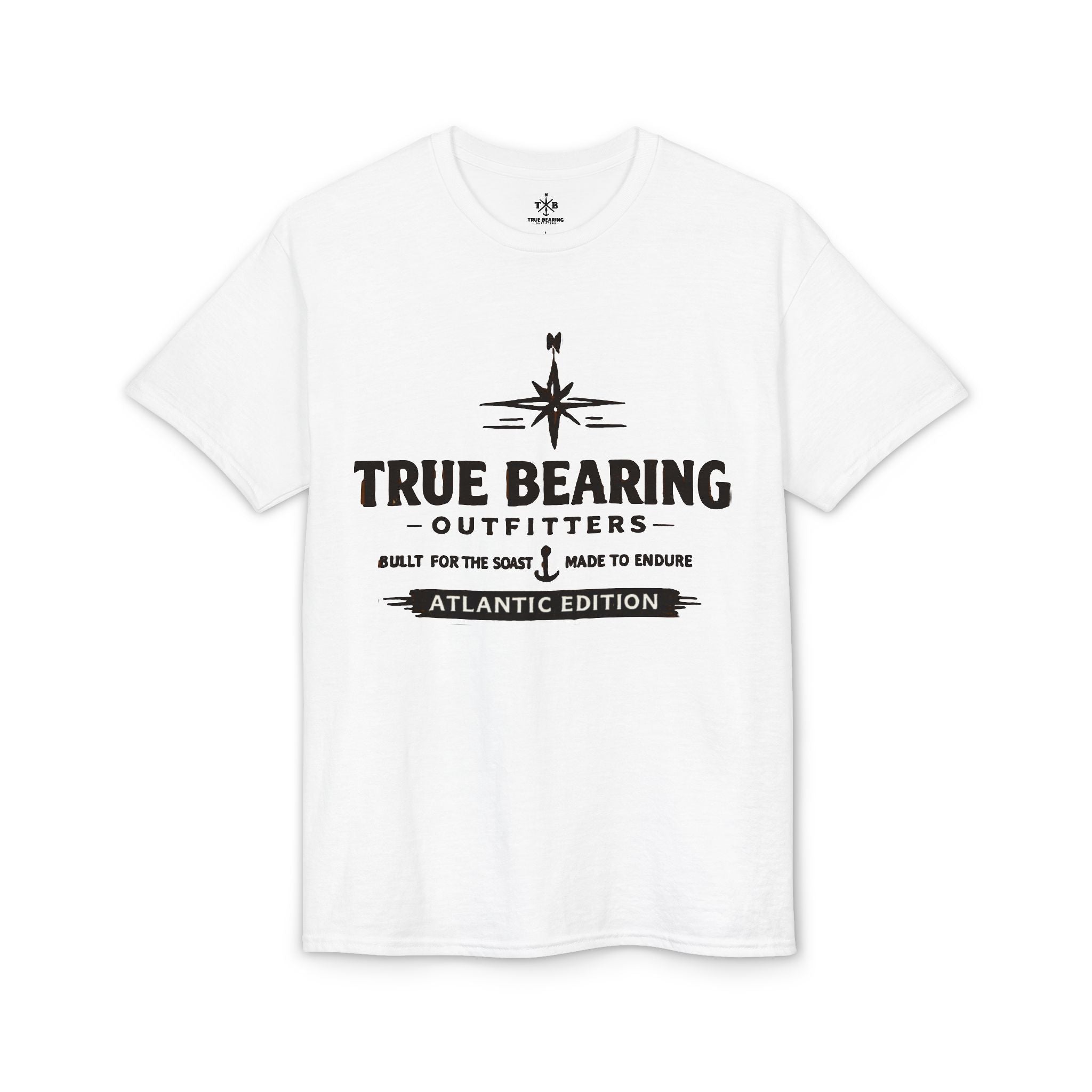 True Bearing Outfitters Compass Logo T-Shirt — Atlantic Edition