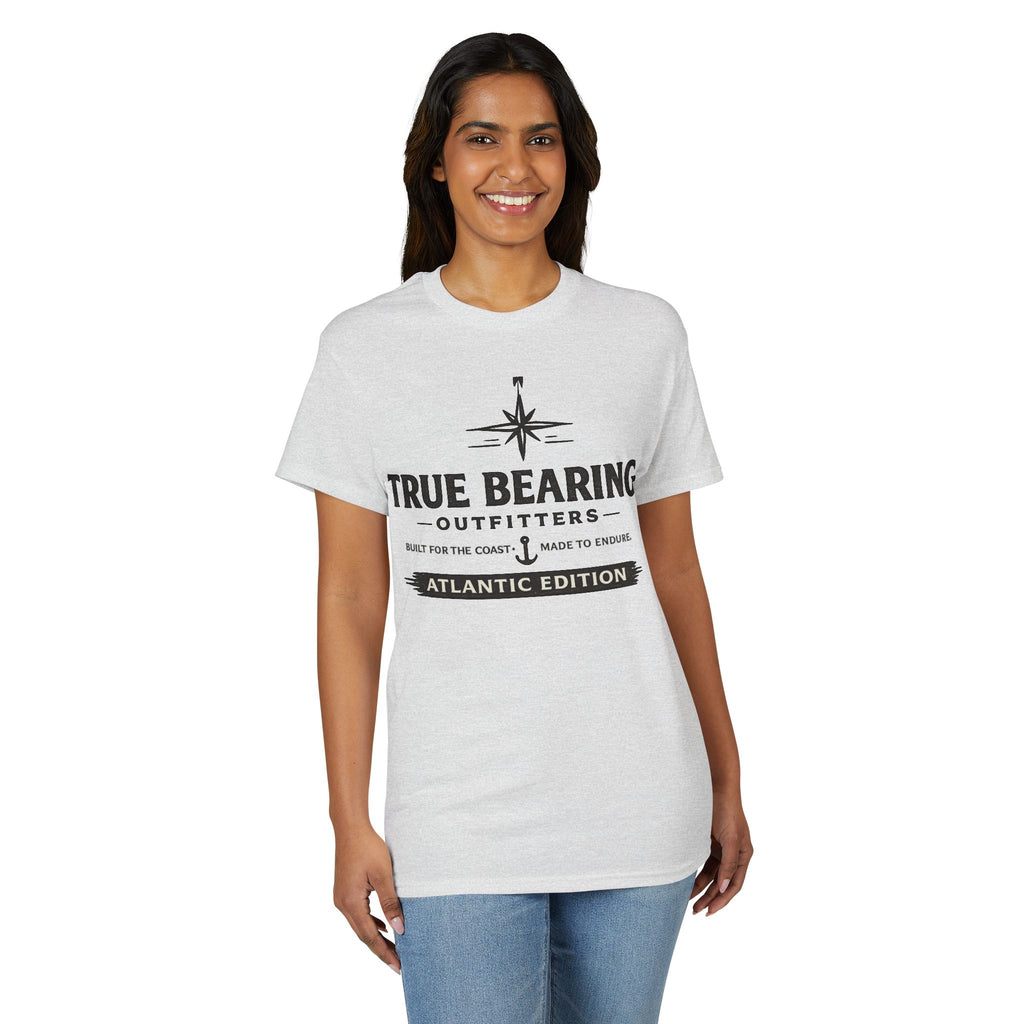 True Bearing Outfitters Compass Logo T-Shirt — Atlantic Edition
