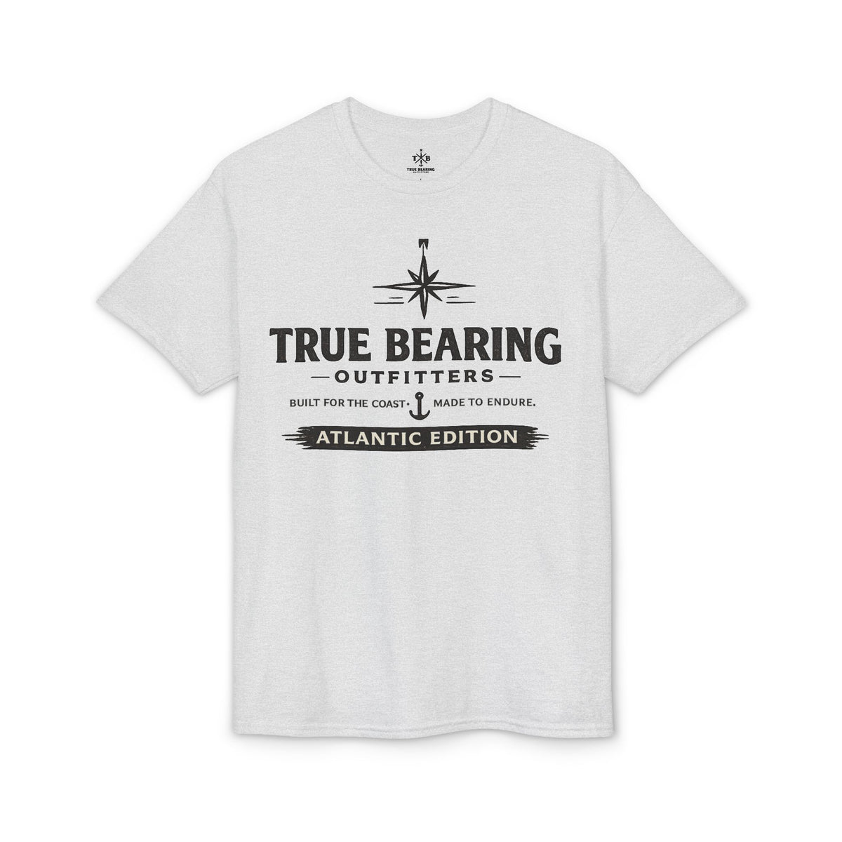 True Bearing Outfitters Compass Logo T-Shirt — Atlantic Edition