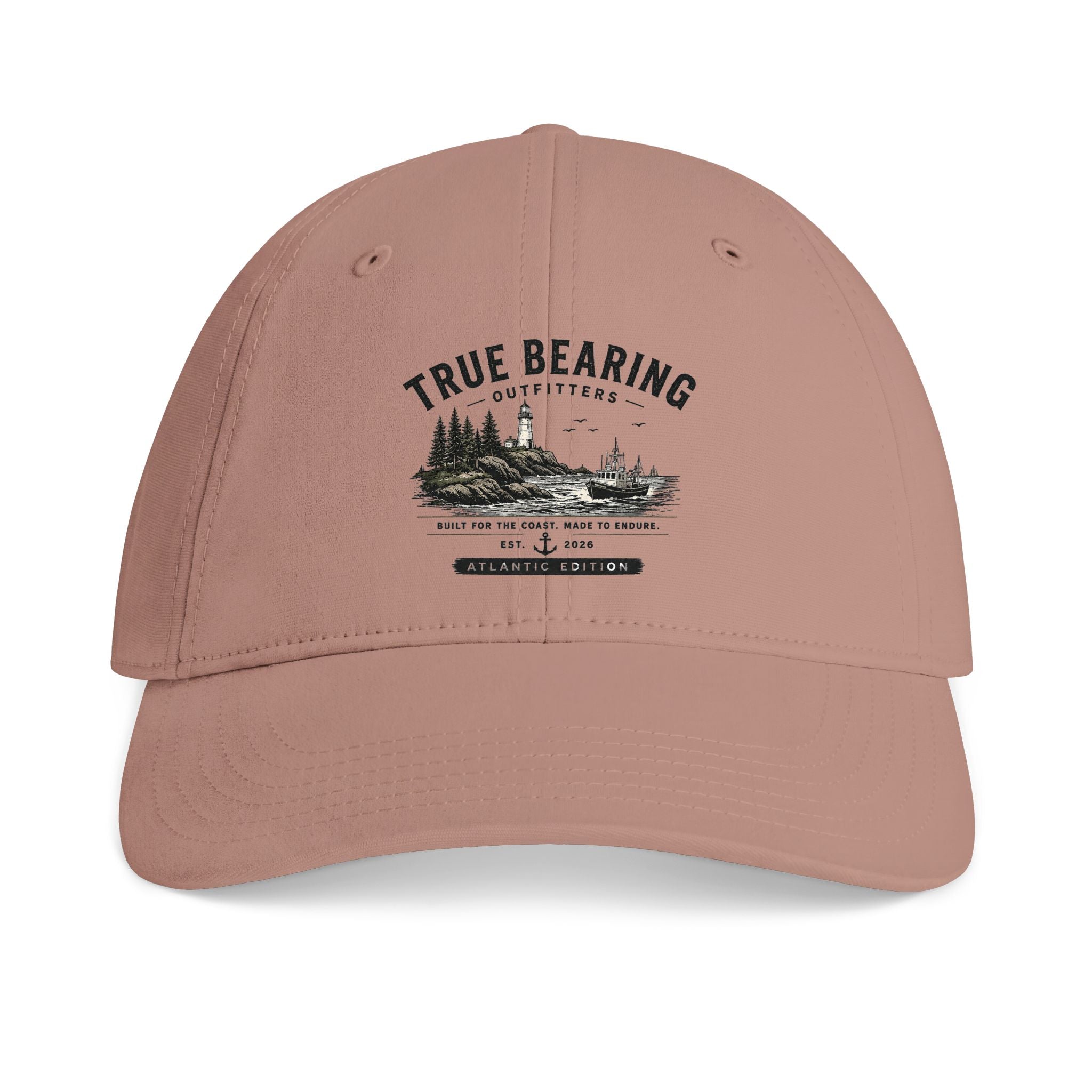True Bearing Outfitters Baseball Cap — Vintage Outdoor Adventure Hat