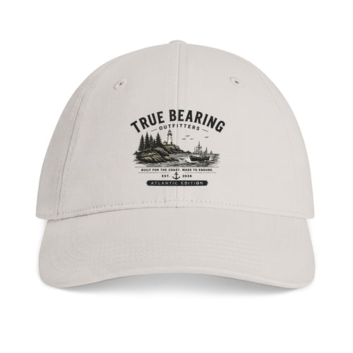 True Bearing Outfitters Baseball Cap — Vintage Outdoor Adventure Hat