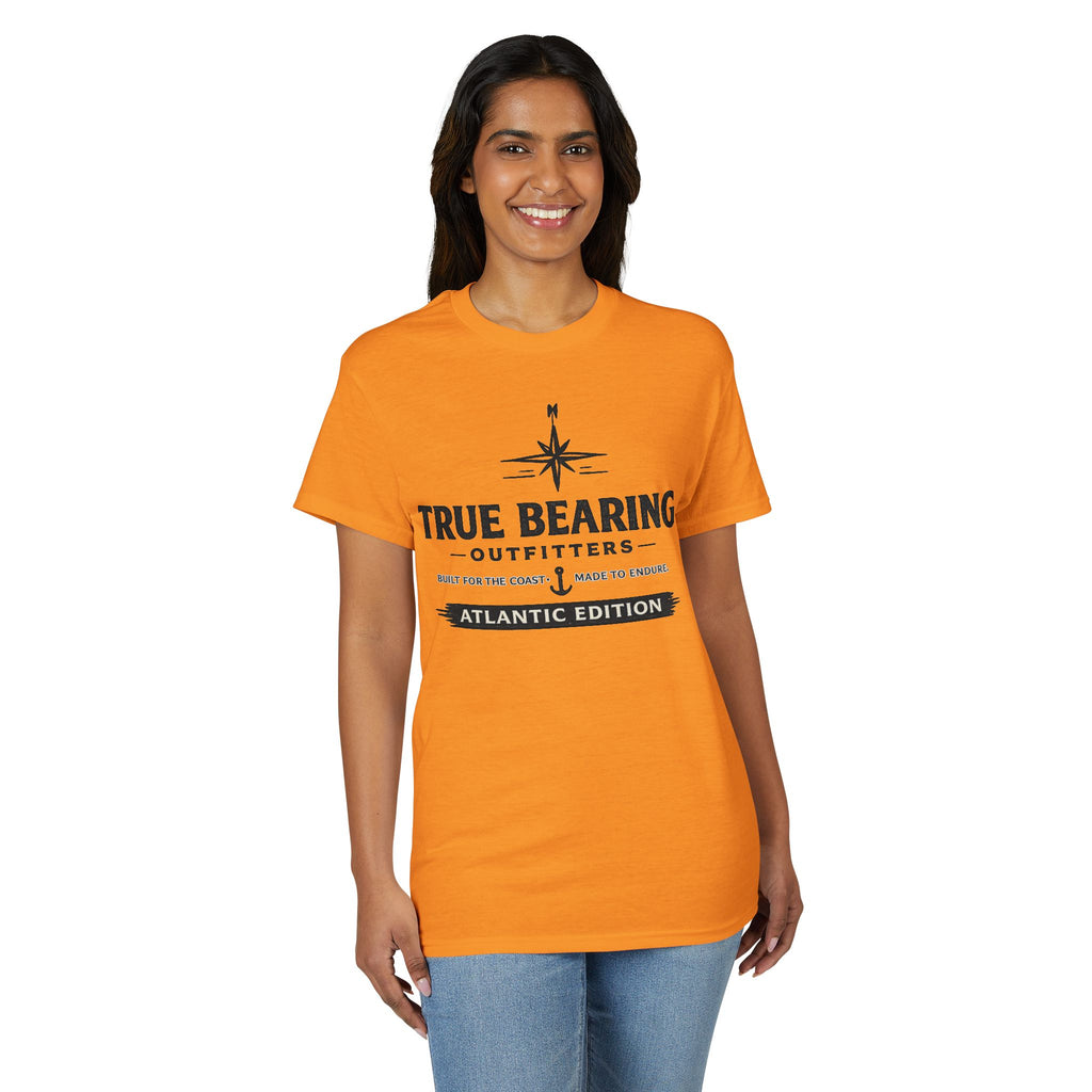 True Bearing Outfitters Compass Logo T-Shirt — Atlantic Edition