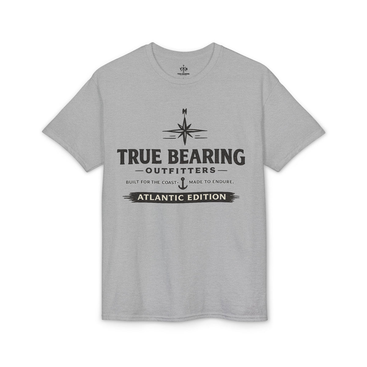 True Bearing Outfitters Compass Logo T-Shirt — Atlantic Edition