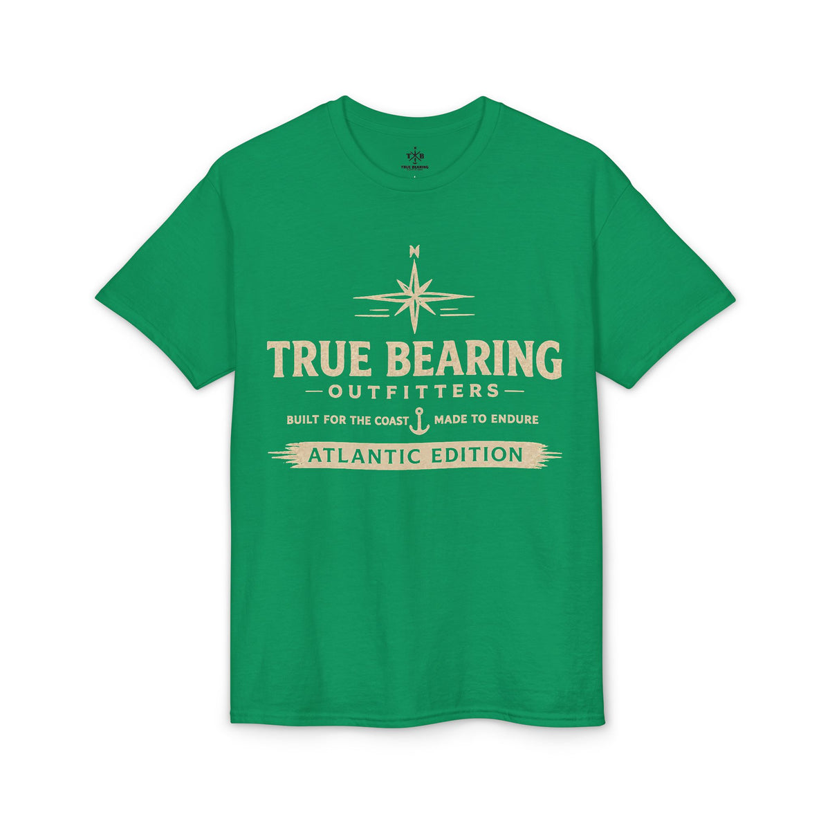 True Bearing Outfitters Compass Logo T-Shirt — Atlantic Edition