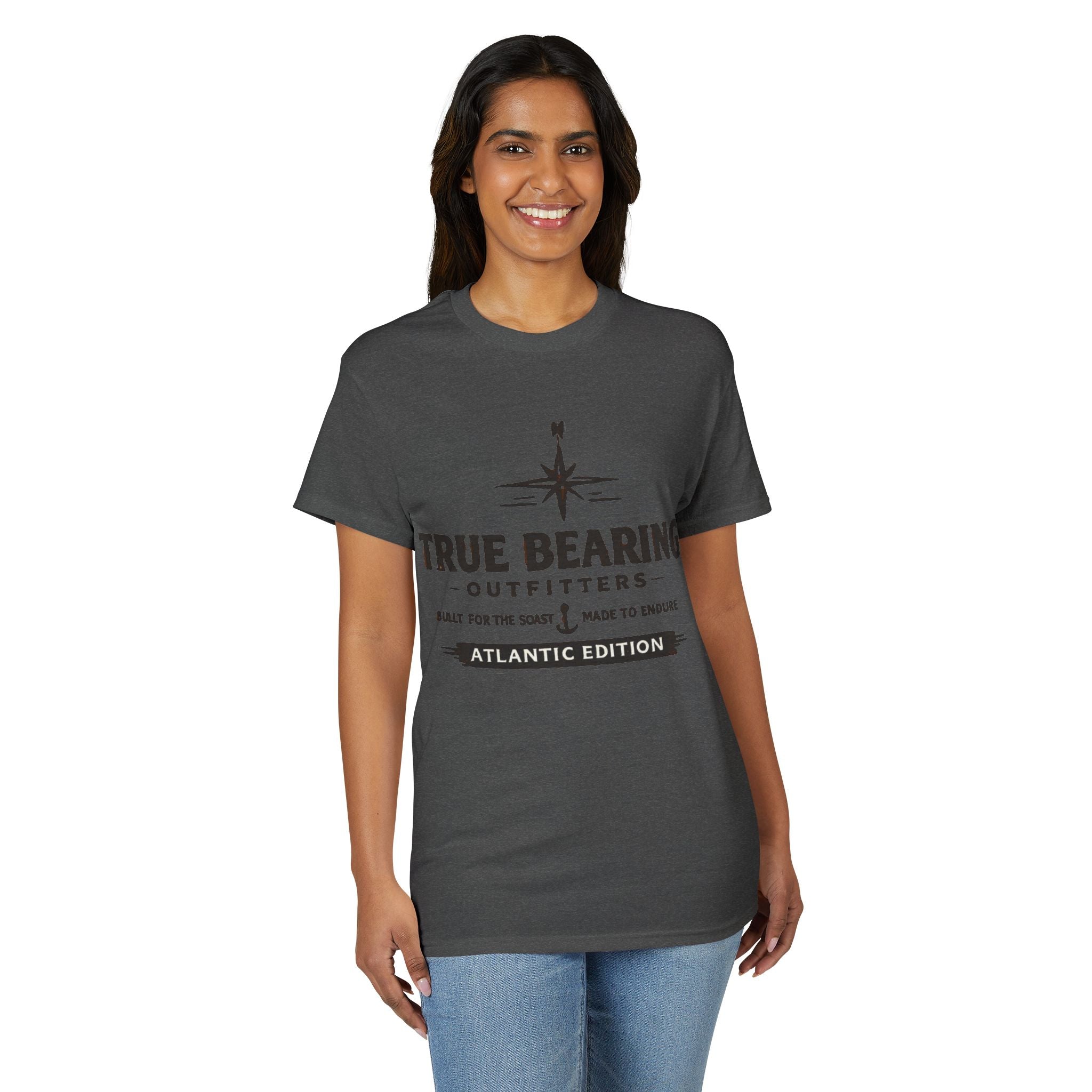 True Bearing Outfitters Compass Logo T-Shirt — Atlantic Edition