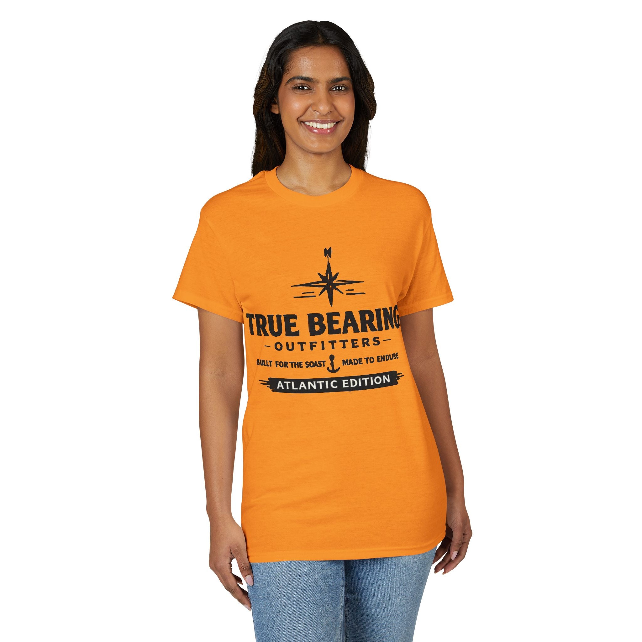 True Bearing Outfitters Compass Logo T-Shirt — Atlantic Edition