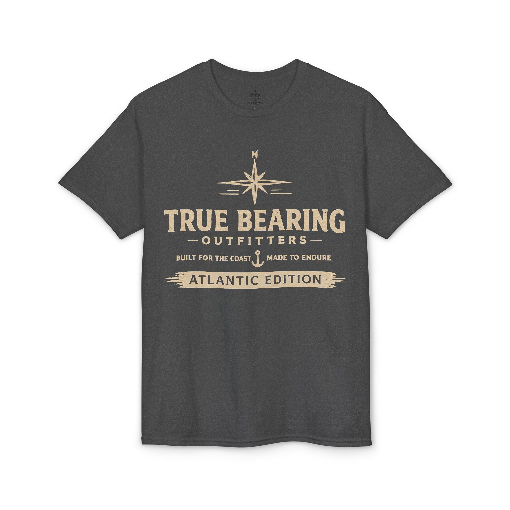 True Bearing Outfitters Compass Logo T-Shirt — Atlantic Edition