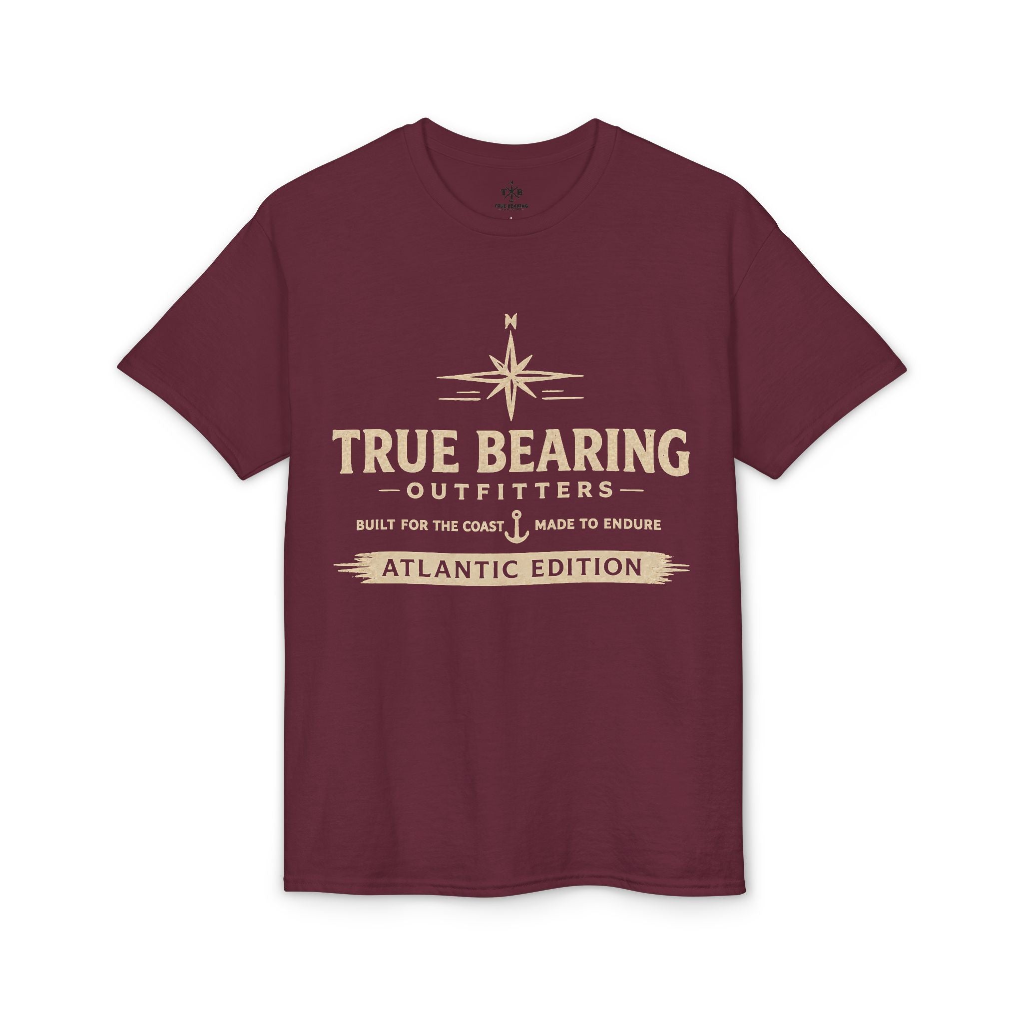 True Bearing Outfitters Compass Logo T-Shirt — Atlantic Edition