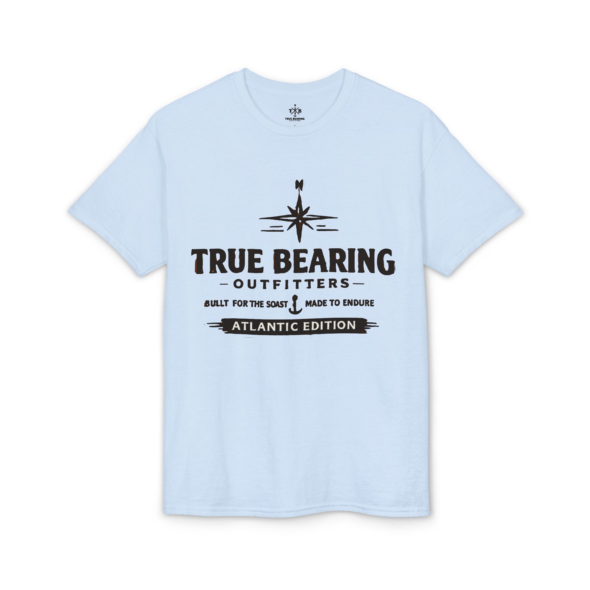 True Bearing Outfitters Compass Logo T-Shirt — Atlantic Edition