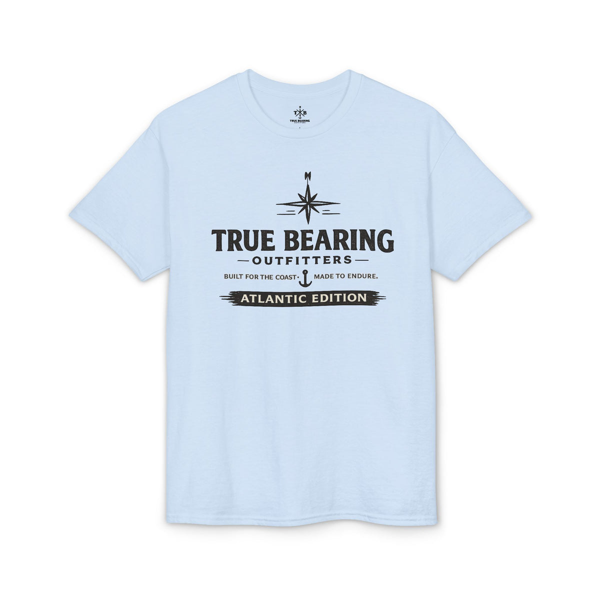 True Bearing Outfitters Compass Logo T-Shirt — Atlantic Edition