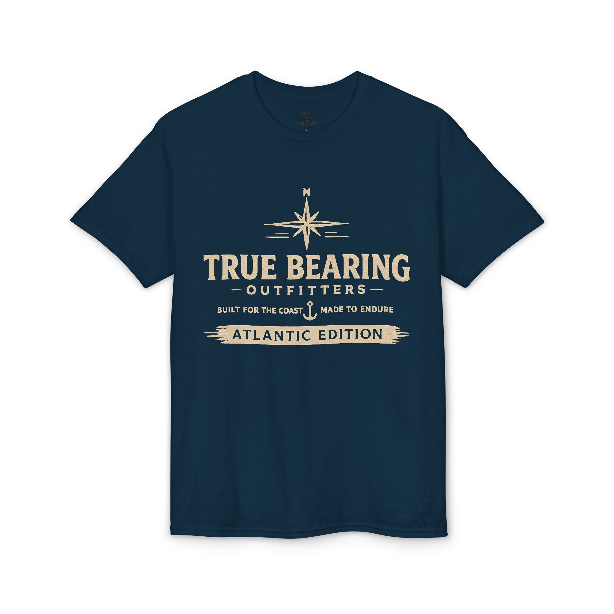True Bearing Outfitters Compass Logo T-Shirt — Atlantic Edition