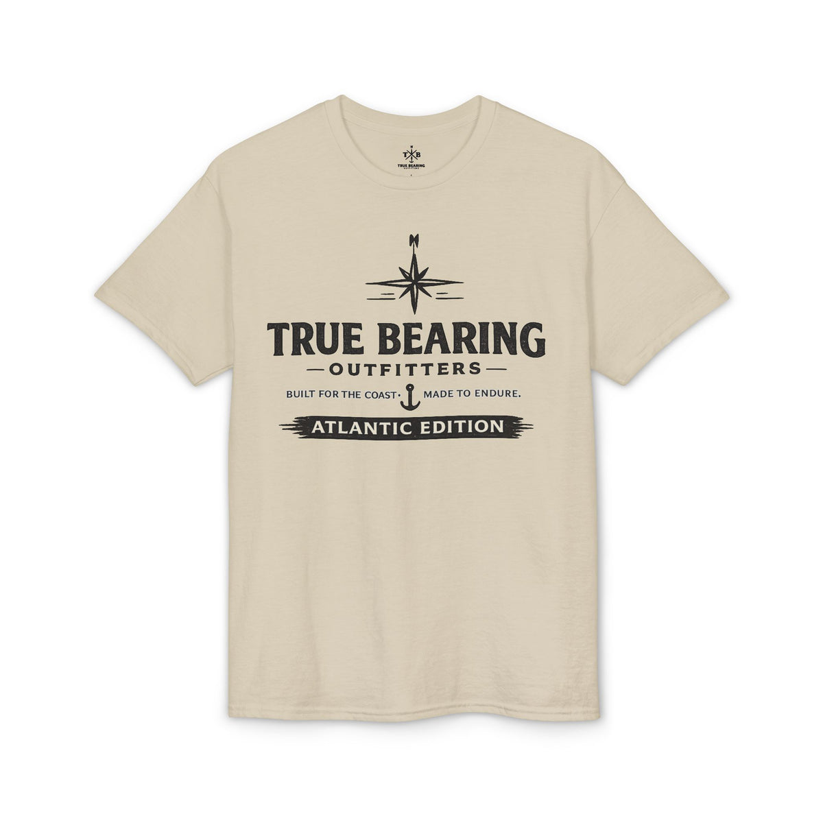 True Bearing Outfitters Compass Logo T-Shirt — Atlantic Edition