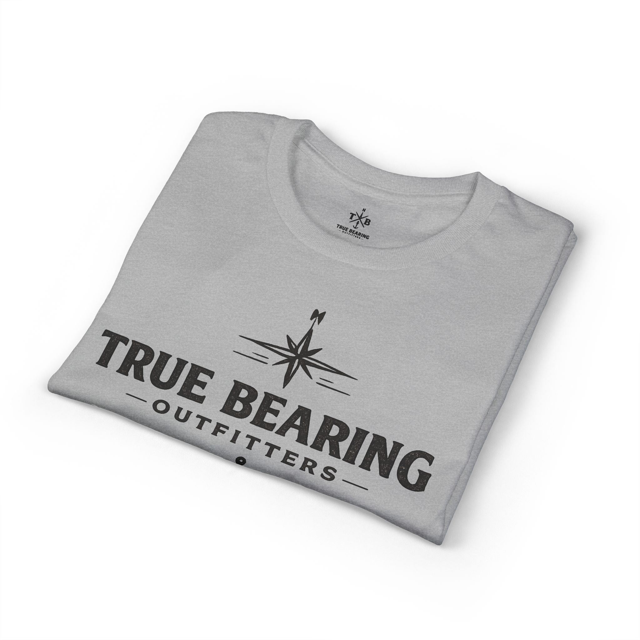 True Bearing Outfitters Compass Logo T-Shirt — Atlantic Edition