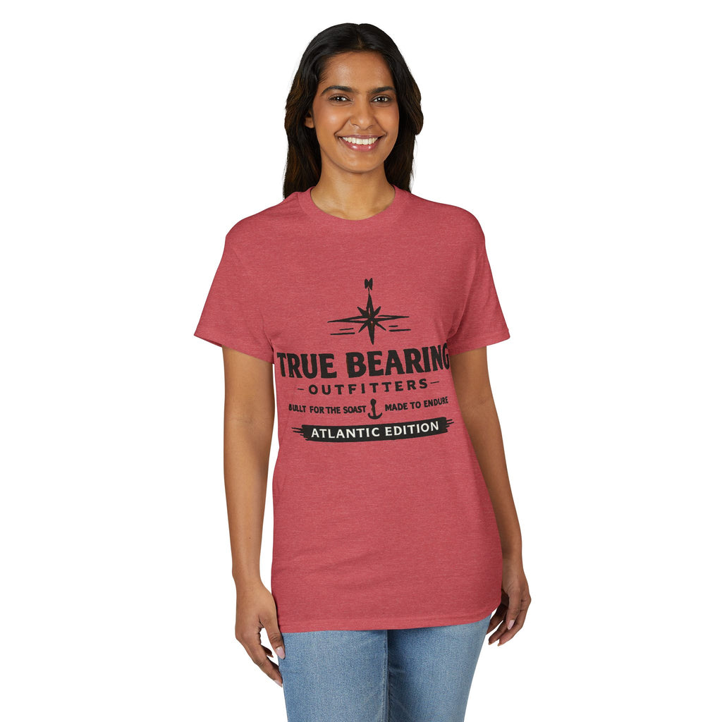 True Bearing Outfitters Compass Logo T-Shirt — Atlantic Edition